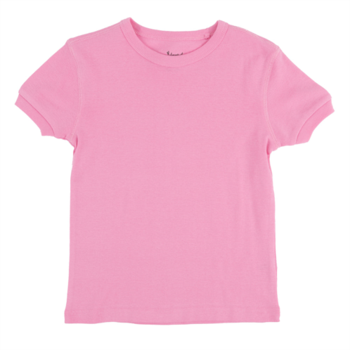 Leveret kids short sleeve t-shirt classic solid color