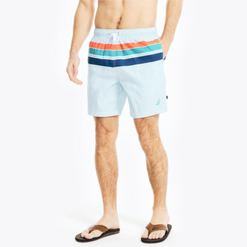 Nautica mens 8 sustainably crafted striped swim