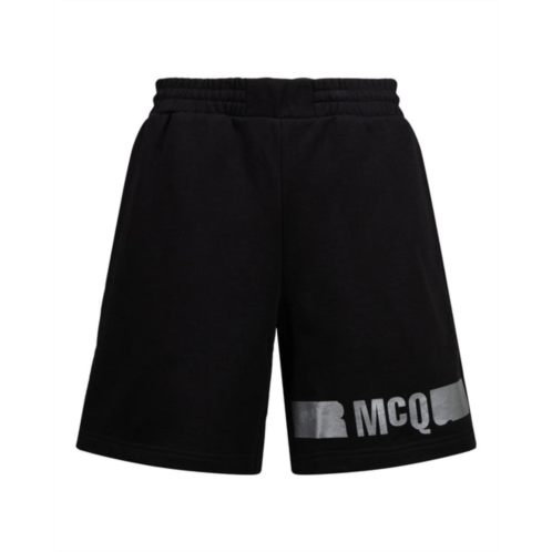 McQ Alexander McQueen foil logo sweatshorts