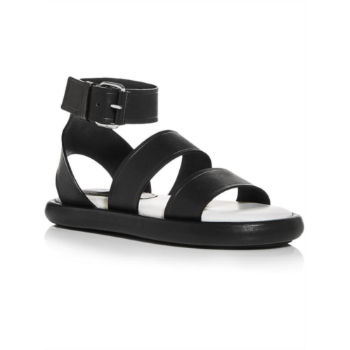 Proenza Schouler womens leather flat ankle strap