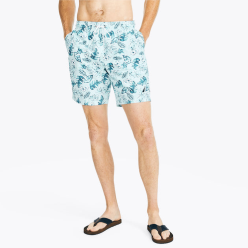 Nautica mens sustainably crafted 8 tropical print swim