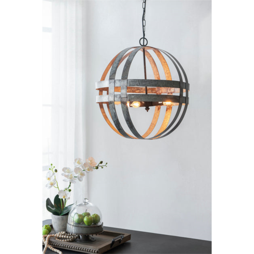 Simplie Fun 4 - light galvanized chandelier