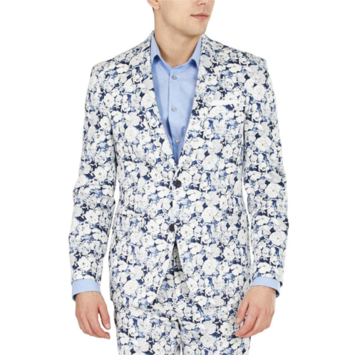Bar III mens floral print slim fit blazer