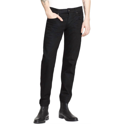 Rag & Bone standard issue 5 pocket style distressed jeans in black