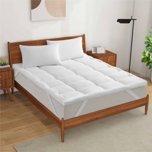 Puredown 3 ultra loft down alternative mattress topper pillow top