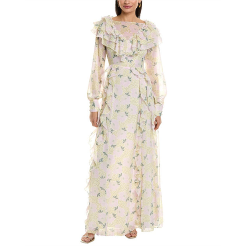 Ted Baker frilled maxi dress