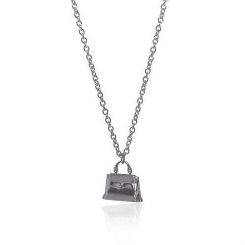Salvatore Ferragamo charms sterling silver pendant necklace 704716