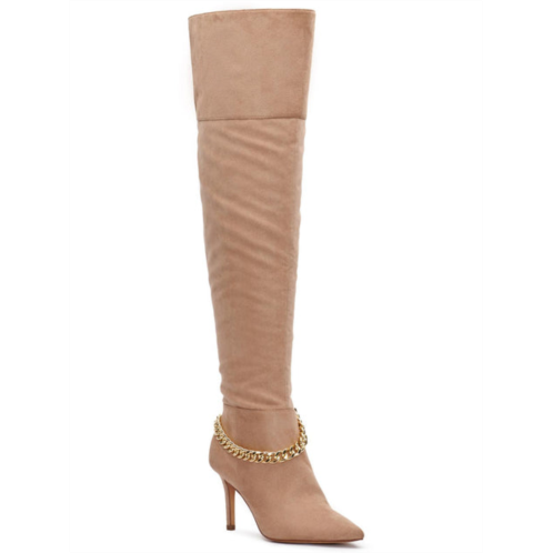 Jessica Simpson ammira womens chain zipper over-the-knee boots