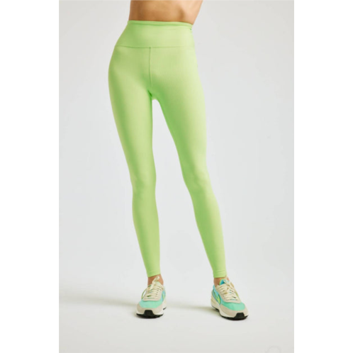 Year Of Ours ribbed high high leggings in pistachio