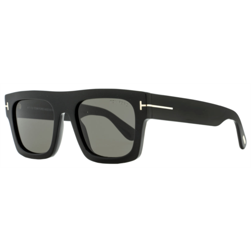 Tom Ford mens flat top sunglasses tf711 fausto 01a black 53mm