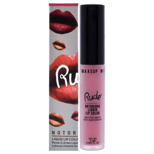 Rude Cosmetics notorious rich long liquid lip color - nude colony by for women - 0.1 oz lipstick