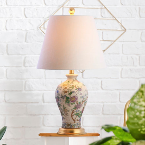 JONATHAN Y grace 24 floral led table lamp
