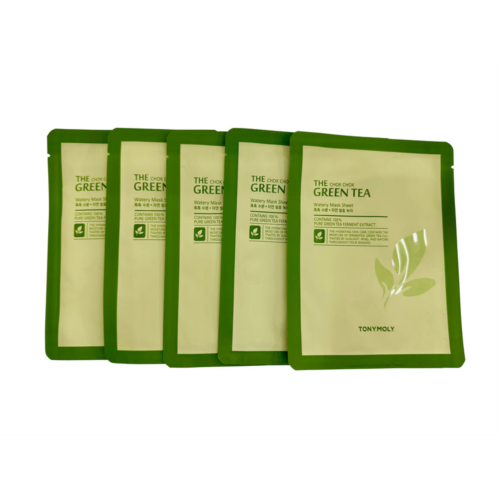 TonyMoly the chok chok green tea watery mask sheet set of 5