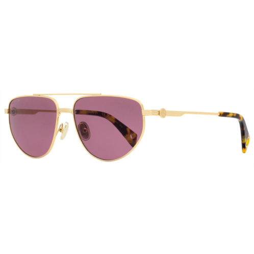 Lanvin unisex modified avaitor sunglasses lnv105s 718 gold/tortoise 58mm
