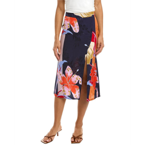 Etro jacquard silk-blend skirt