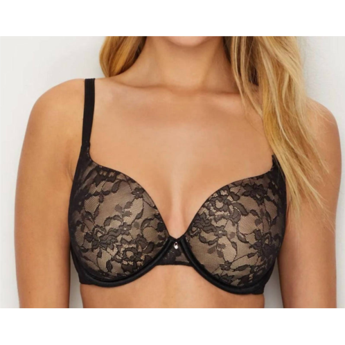 Le Mystere lace perfection t-shirt bra in black