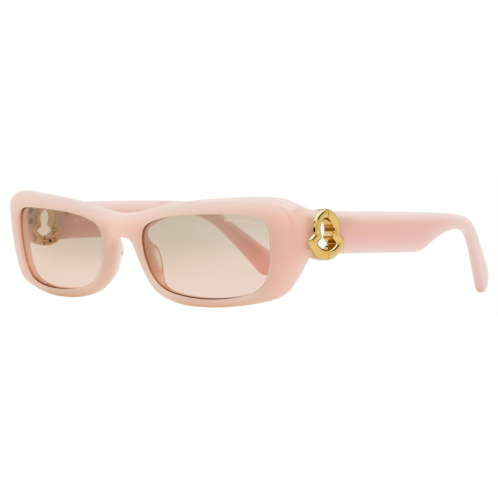 Moncler womens minuit sunglasses ml0245 72z pink 55mm