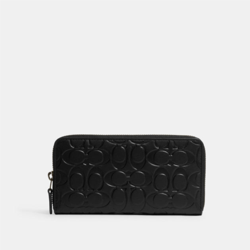 Coach Outlet accordion wallet in signature leather