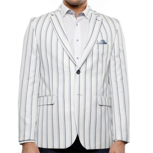 Luchiano Visconti white and blue sport coat