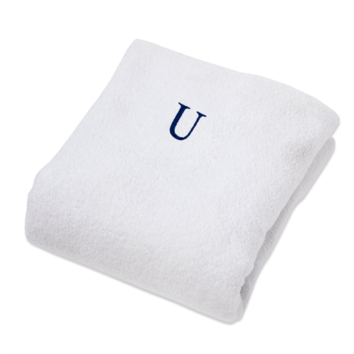 Superior monogrammed 100% combed cotton lounge chair towel cover q - z