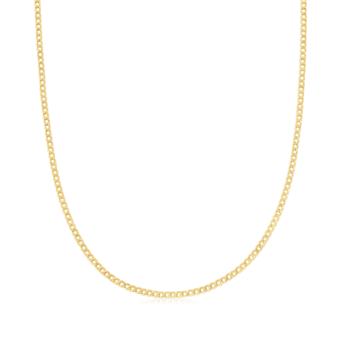 Canaria Fine Jewelry canaria 2.3mm 10kt yellow gold curb-link necklace