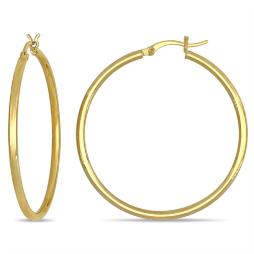 Mimi & Max 40mm hoop earrings in 10k yellow gold