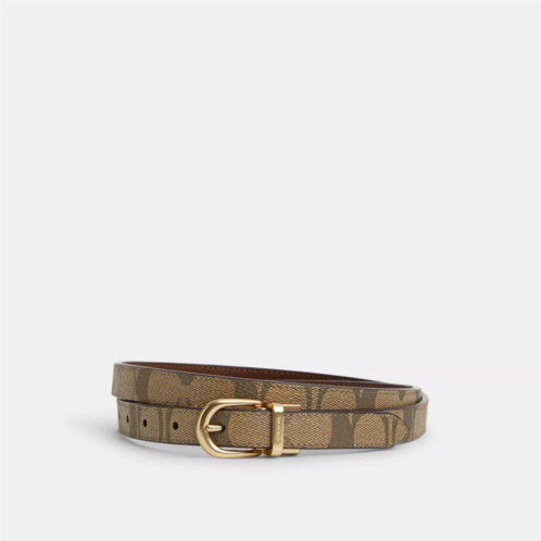 Coach Outlet classic buckle cut to size reversible belt, 18 mm