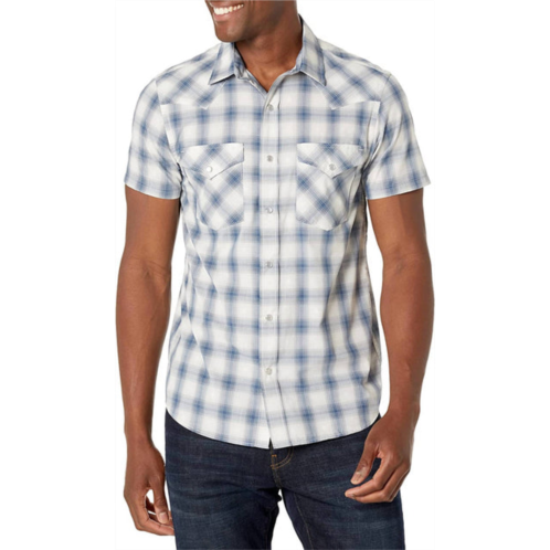 PENDLETON mens frontier shirt in ivory / navy