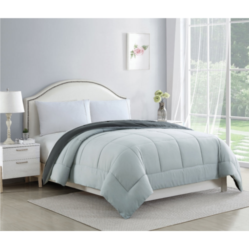 Bibb Home 2-tone reversible down alternative comforter - 4 colors