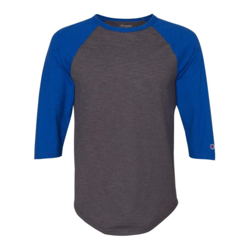 Champion premium fashion raglan three-quarter sleeve baseball t-shirt