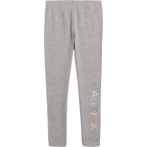 Nautica girls glitter logo legging (7-16)