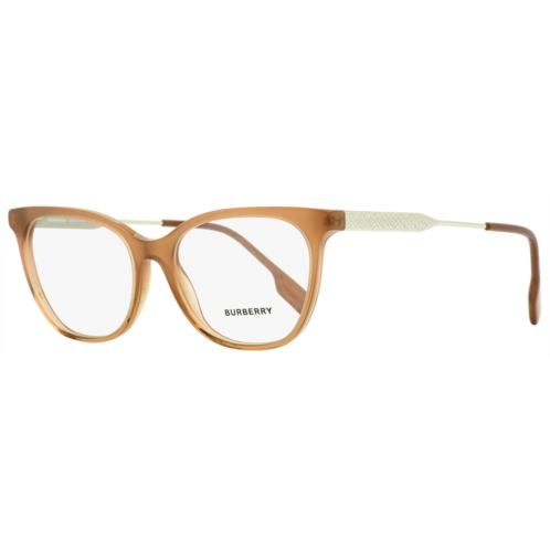 Burberry womens charlotte eyeglasses be2333 3173 transparent brown 53mm