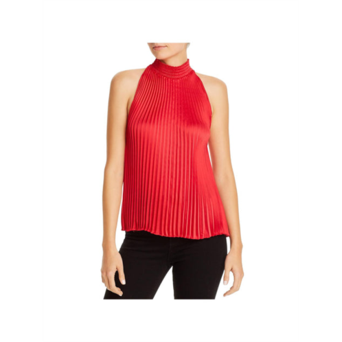 1.State womens charmeuse pleated halter top