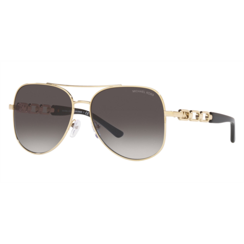 Michael Kors womens 58mm light gold sunglasses