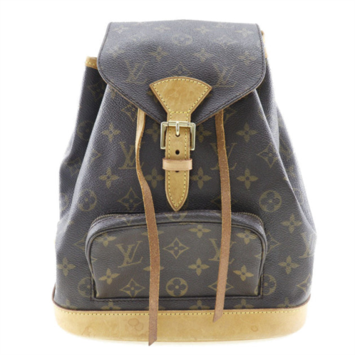 Louis Vuitton montsouris canvas backpack bag (pre-owned)