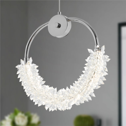 Simplie Fun modern crystal chandelier bedside lamp