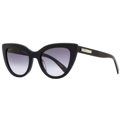 Longchamp womens cat eye sunglasses lo686s 001 black 51mm
