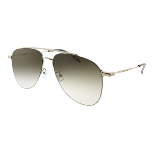 Saint Laurent sl 392 wire 001 unisex aviator sunglasses