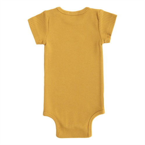 BANBLU yellow mustard ss modal bodysuit