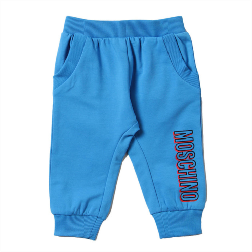 Moschino blue logo sweatpants