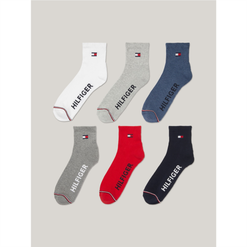 TOMMY HILFIGER Quarter Top Sock 6-Pack