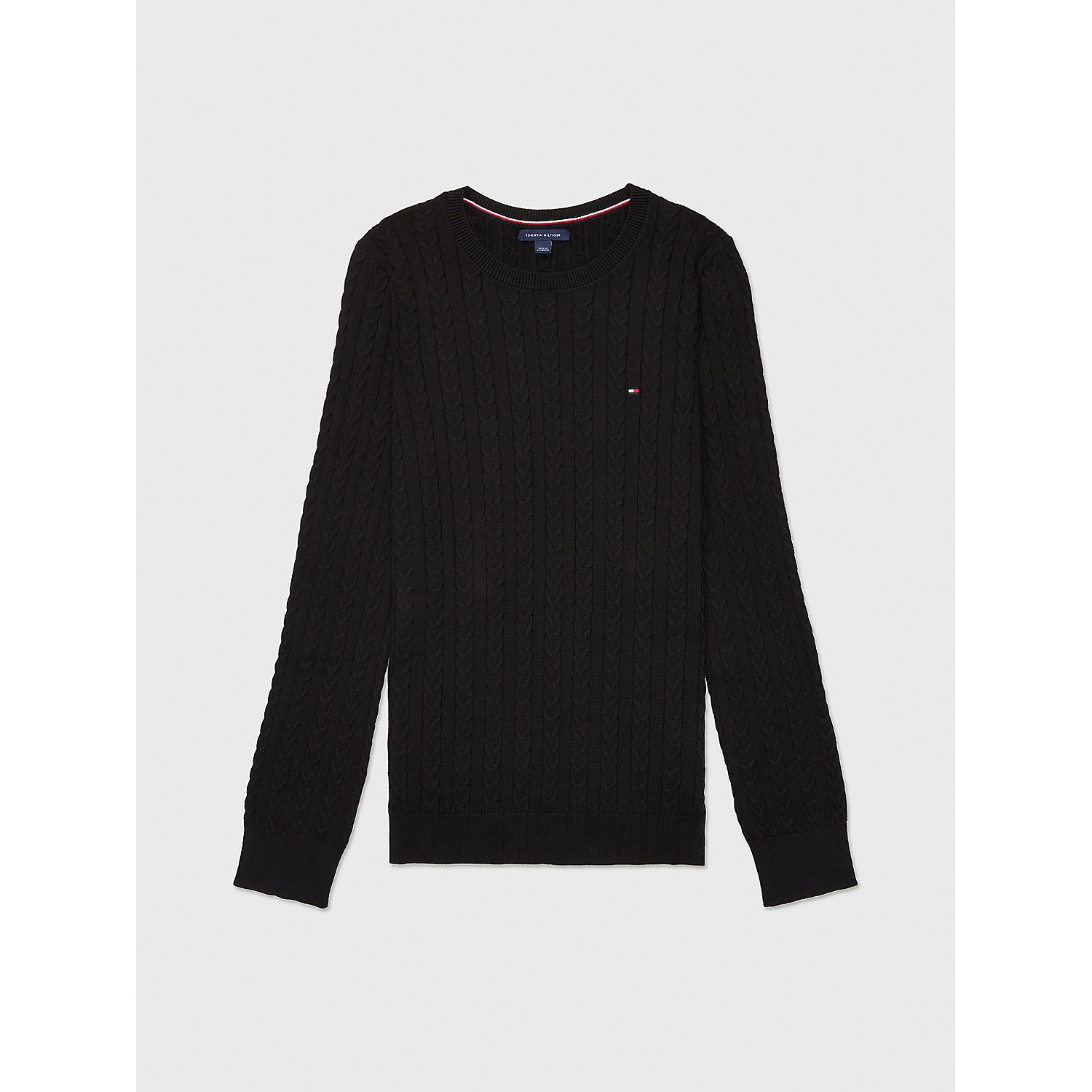 TOMMY HILFIGER Cotton Cable Knit Sweater