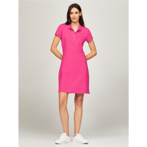 TOMMY HILFIGER Stretch Cotton Slim Fit Polo Dress