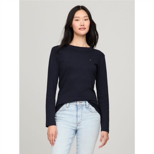 TOMMY HILFIGER Long-Sleeve Crewneck Favorite T-Shirt