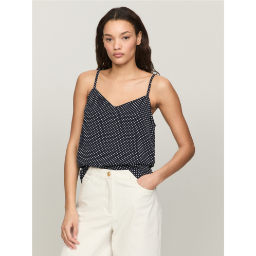 TOMMY HILFIGER Relaxed Fit Polka Dot Slip Top