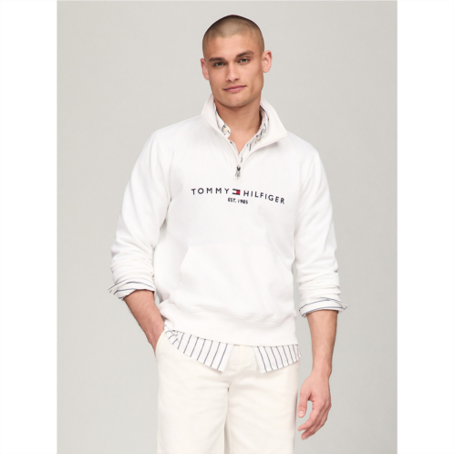 TOMMY HILFIGER Tommy Logo Quarter-Zip Sweatshirt