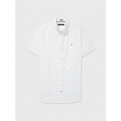 TOMMY HILFIGER Regular Fit Stretch Short-Sleeve Shirt