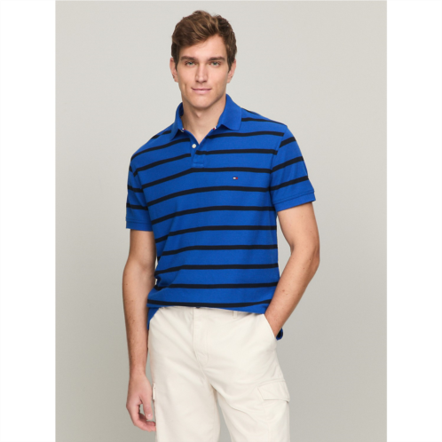 TOMMY HILFIGER Regular Fit Stripe Wicking Polo