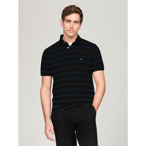 TOMMY HILFIGER Stripe Wicking Regular Fit Polo