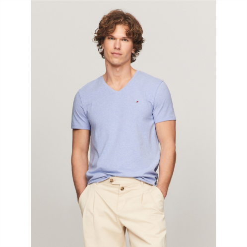 TOMMY HILFIGER Slim Fit Solid V-Neck T-Shirt